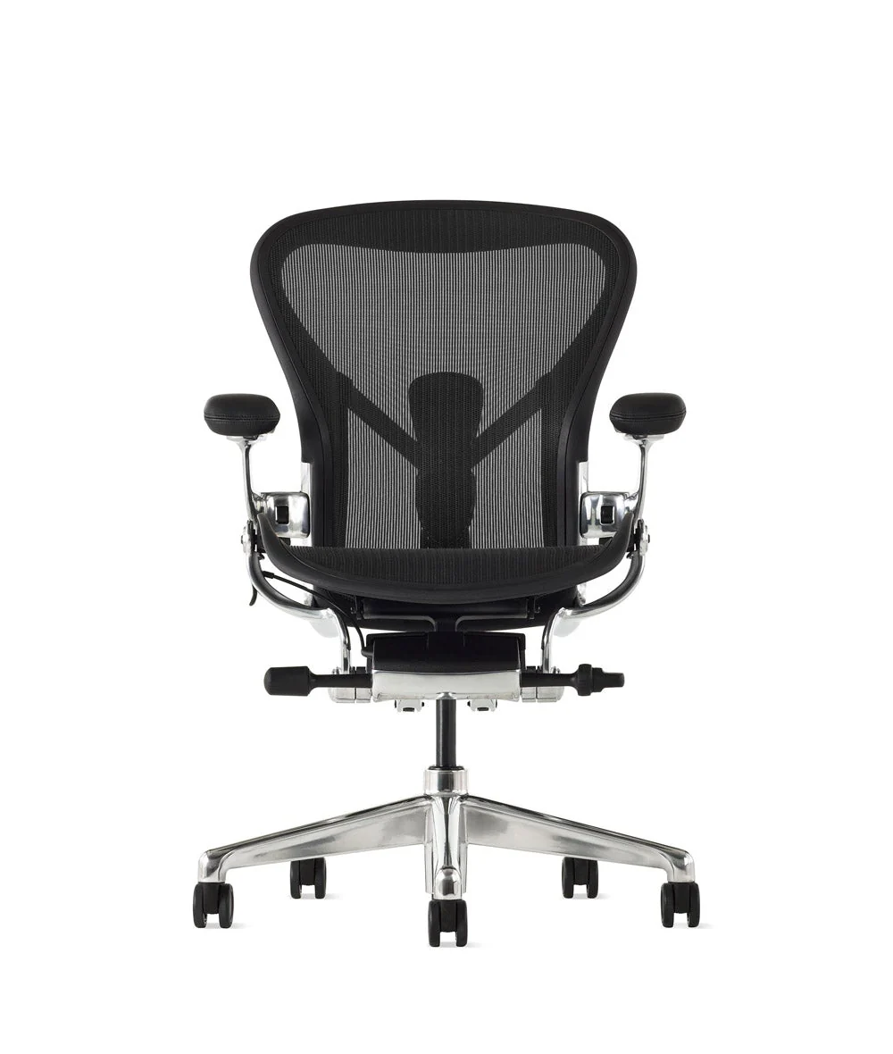 Aeron Bürostuhl Onyx/Poliert - Image 3