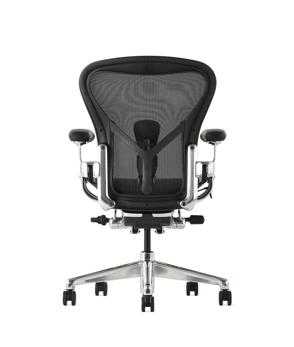 Aeron Bürostuhl Onyx/Poliert - Image 4