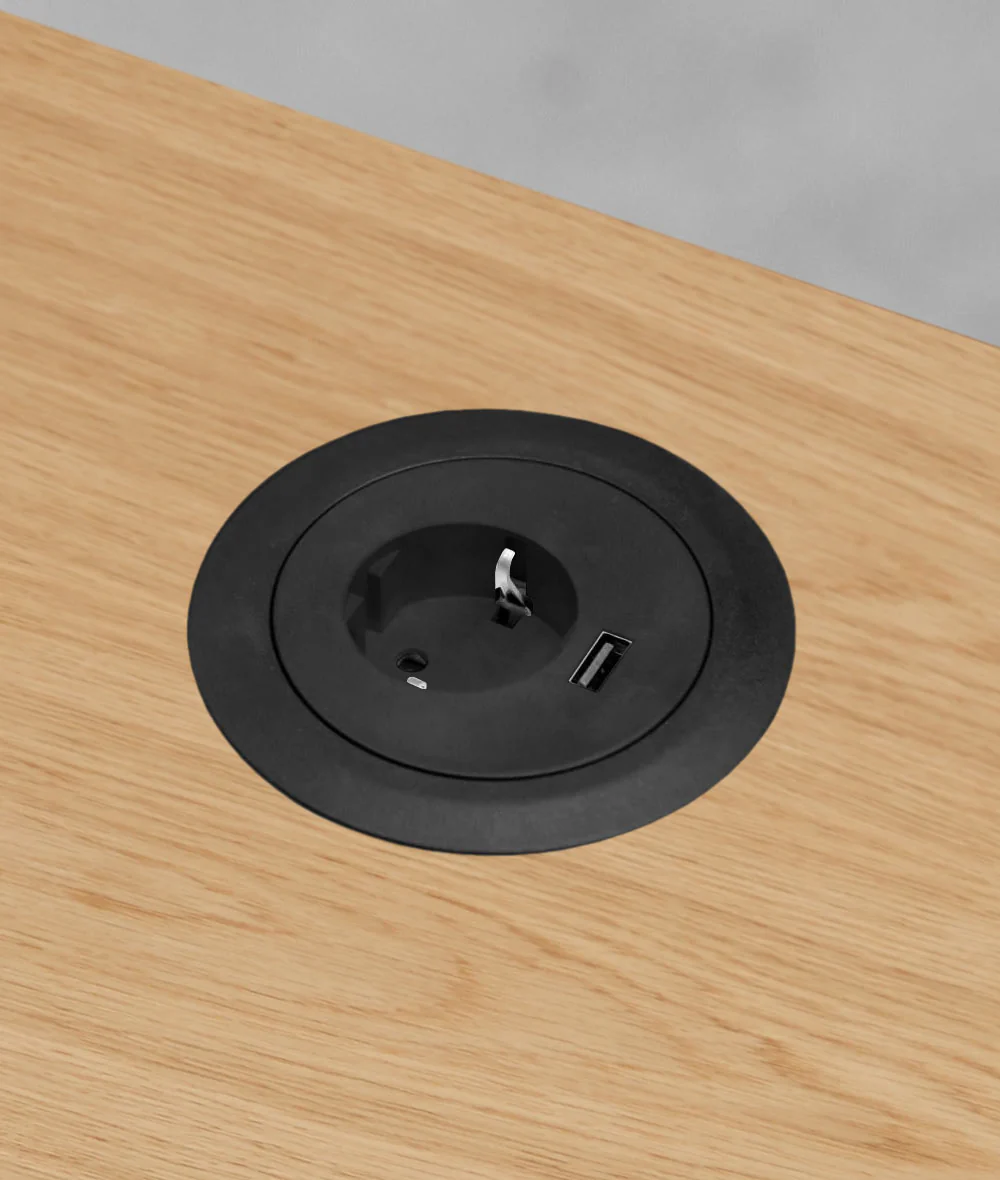 Fully Jarvis Hartholz-Sitz-Steh-Schreibtisch* 1400 x 800 - Image 7