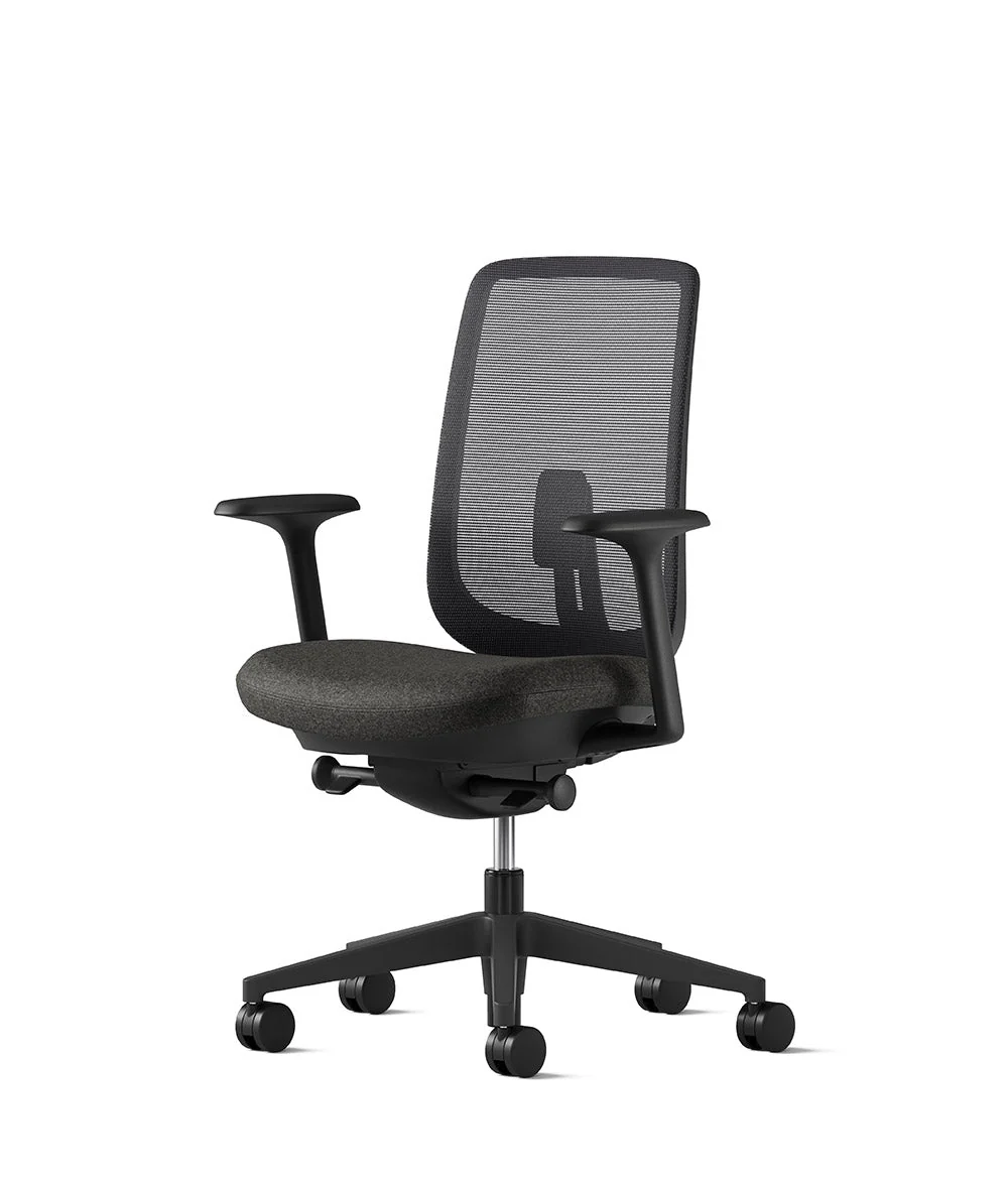 Verus Membran-Rückenlehne Bürostuhl* Standard Schwarz - Image 5