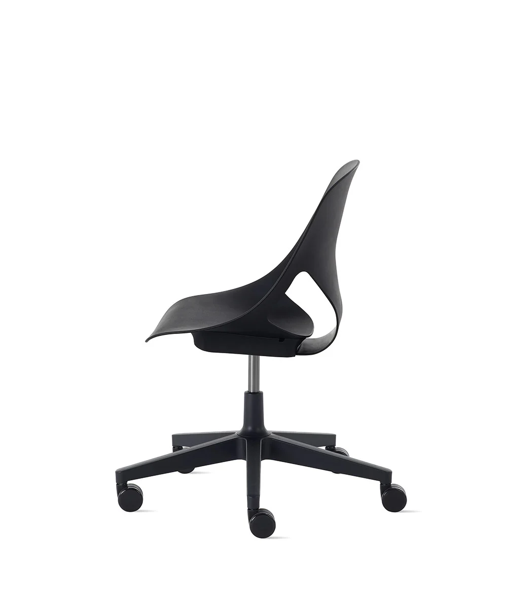 Zeph Stuhl Ohne Armlehnen Schwarz/Schwarz - Image 3
